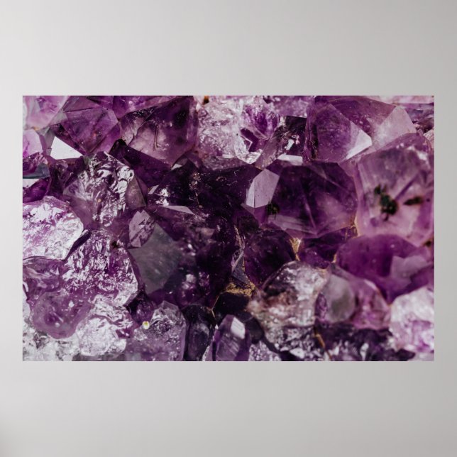 impression de toile en cristaux violets (Devant)