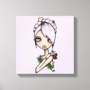Impression de toile enveloppée NikkiFresh 12 po x