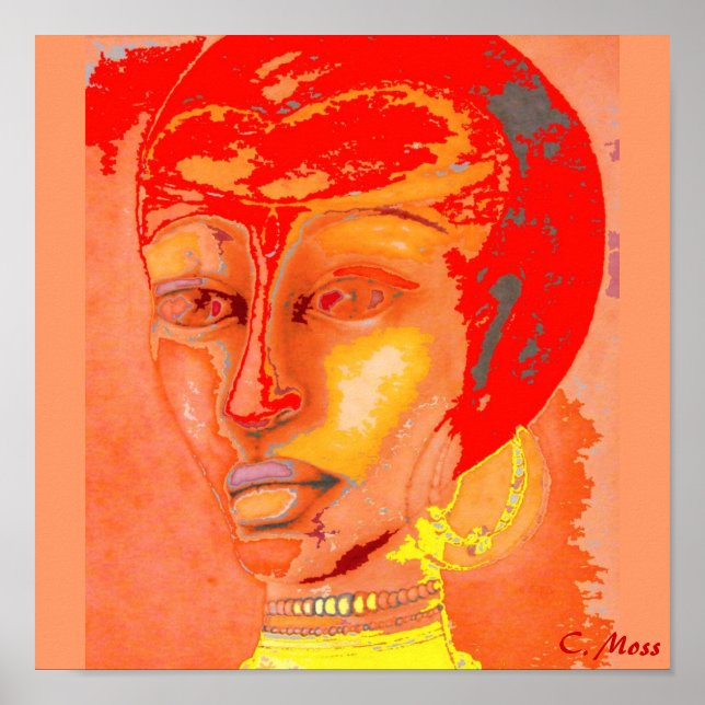 Impression de toile "Ethnic Funk" (Devant)