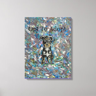 Impression de toile étirée