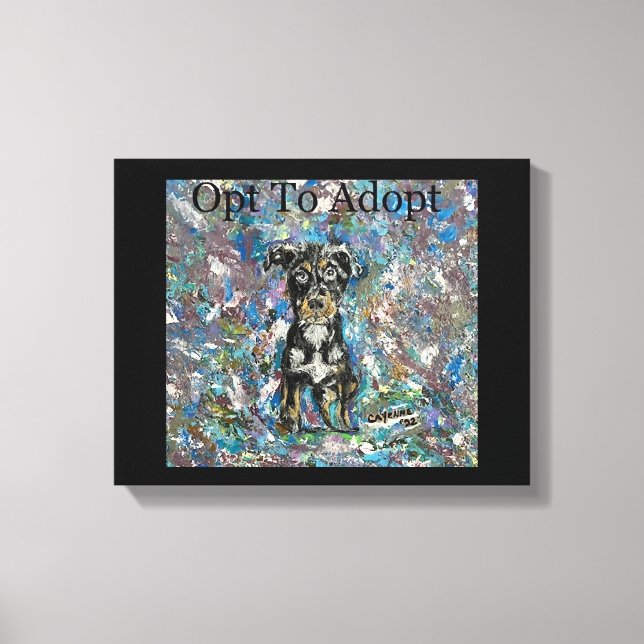 Impression de toile étirée (Recto)