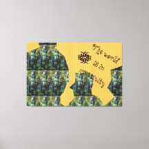 Impression de toile étirée