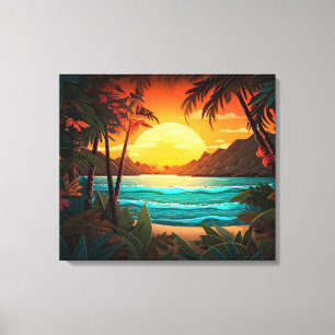 Impression de toile étirée