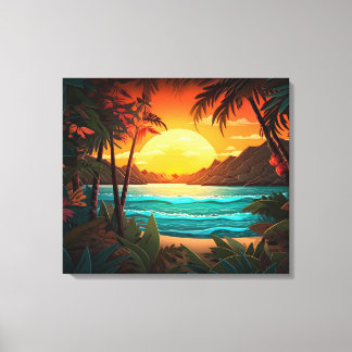 Impression de toile étirée