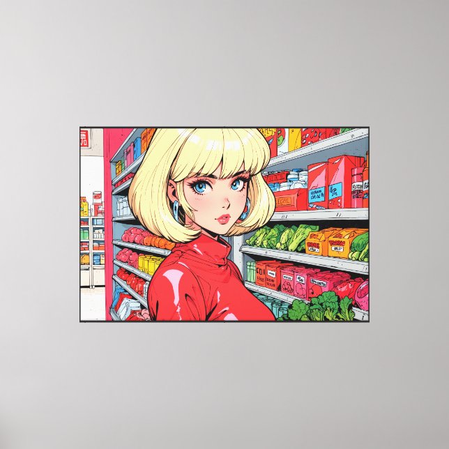 Impression de toile étirée Anime (Recto)