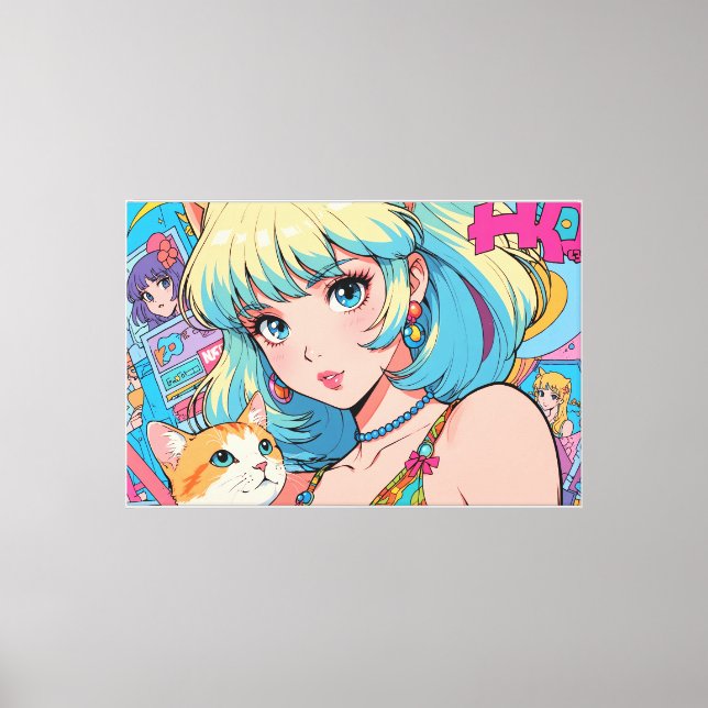 Impression de toile étirée Anime (Recto)