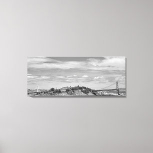 Impression de toile étirée du pont Bay