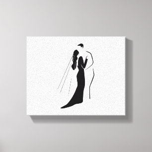 Impression de toile étirée - Mariage