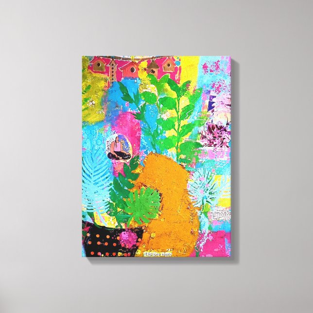 Impression de toile étirée Tranquillité (Recto)