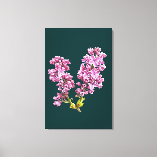 Impression de toile - Fleurs Lilac (Recto)