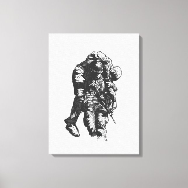 Impression de toile "He Ain't Heavy" par Jaime Mun (Recto)