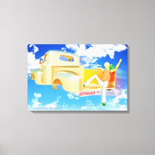 Impression de toile hors route 03 (Recto)