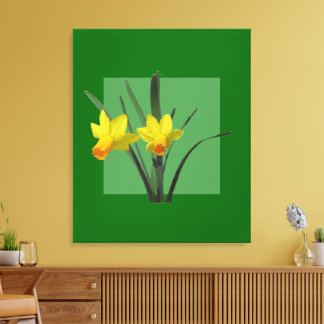 Impression de toile - jonquilles