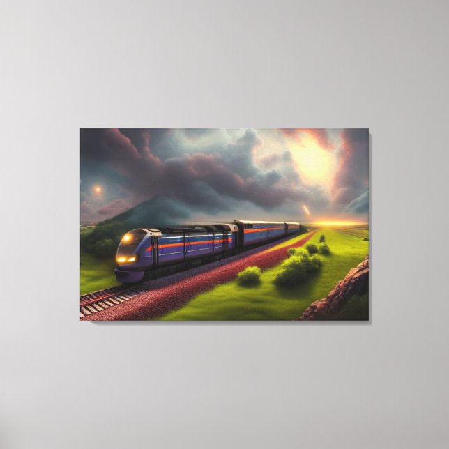 Impression de toile Locomotive Train (Recto)