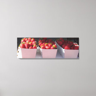 Impression de toile - Paniers fraises