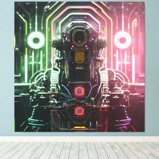 Impression de toile Robot 1 (Insitu (Plancher de Bois))
