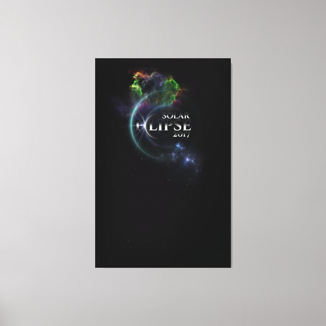 Impression de toile Solaire Eclipse 2017 (Recto)