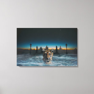 impression de toile tigrée