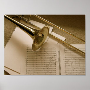 Impression de toile Trombone