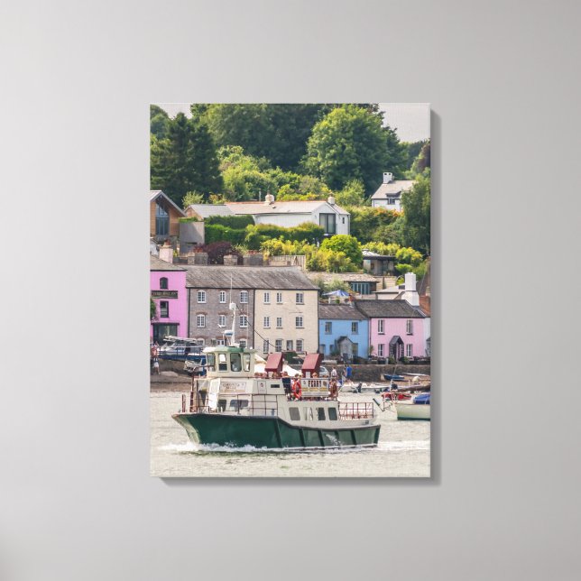 Impression de toile vue port de Dartmouth (Recto)
