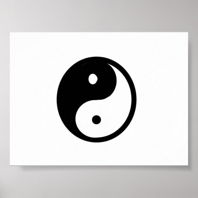 Impression de toile Yin/Yang (Devant)
