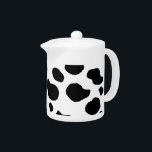 Impression De Vache, Motif De Vache, Spots De Vach<br><div class="desc">Motif de vache élégante,  chic et sophistiquée dans les tons noir et blanc. Un cadeau moderne et branché,  parfait pour l'amant poster de animal de votre vie.</div>