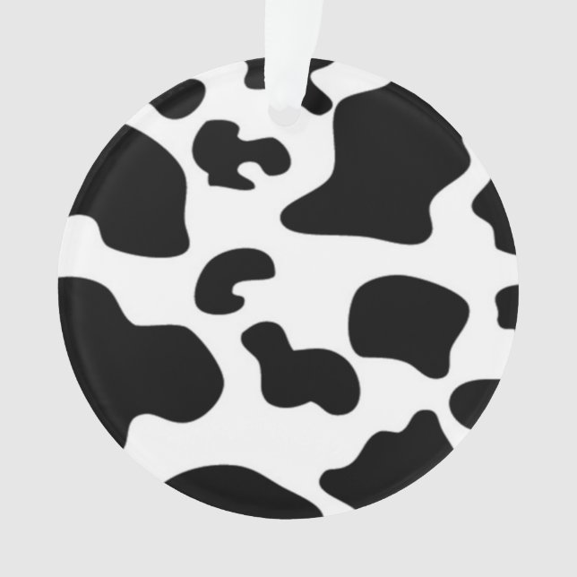 Impression de vache noire et blanche (devant)