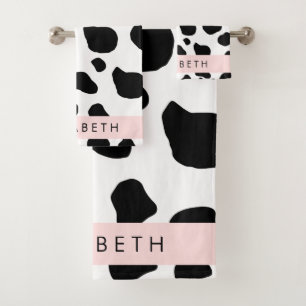 Impression De Vache, Spots De Vache, Noir Et Blanc