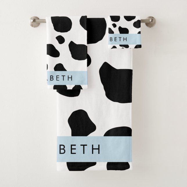 Impression De Vache, Spots De Vache, Noir Et Blanc (En situation)