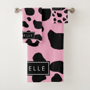 Impression De Vache, Spots De Vache, Vache Rose, V