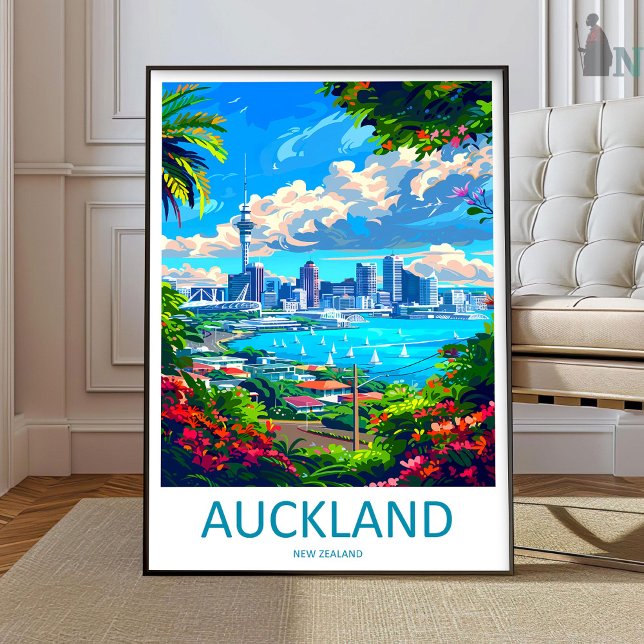 Impression de voyage à Auckland, décoration murale (Créateur téléchargé)