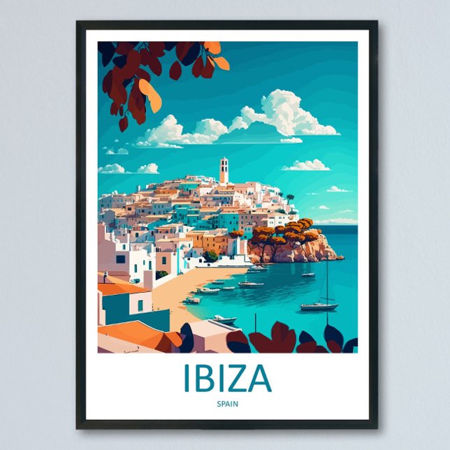 Impression de voyage à Ibiza Art mural Ibiza Suspe (Créateur téléchargé)