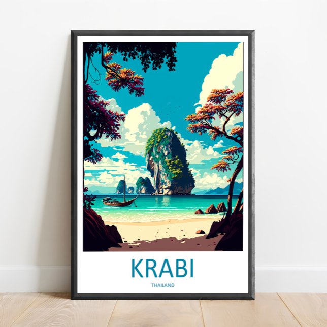 Impression de voyage à Krabi Thaïlande, Art mural  (Créateur téléchargé)