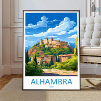Impression de voyage Alhambra Art mural Alhambra M