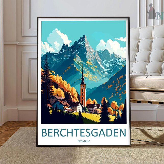 Impression de voyage Berchtesgaden Art mural Berch (Créateur téléchargé)