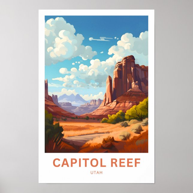 Impression de voyage Capitol Reef Utah (Devant)