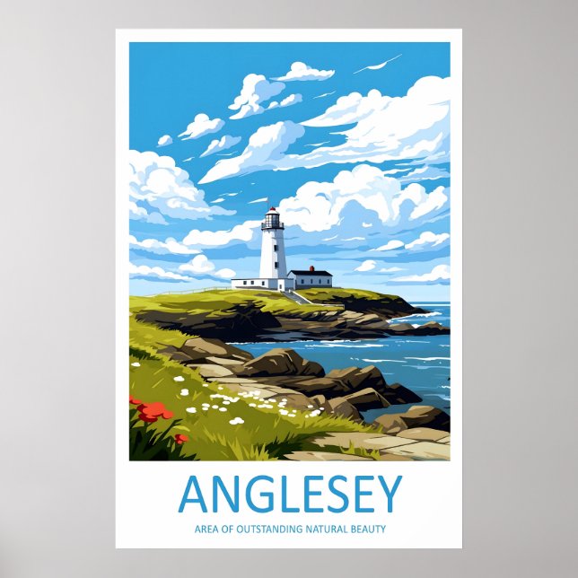 Impression de voyage d'Anglesey sur toile Anglesey (Devant)