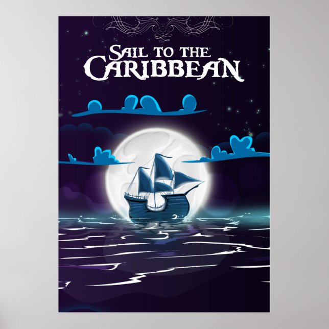 Impression de voyage de dessin animé de pirate des (Devant)