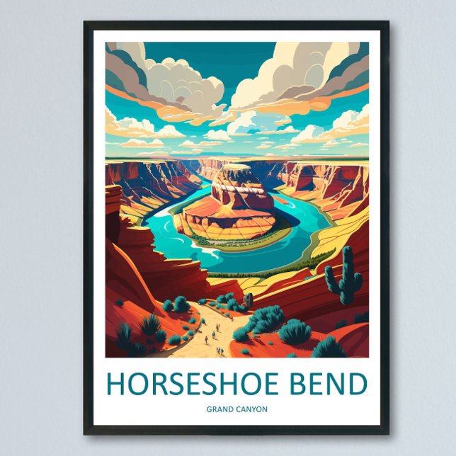 Impression de voyage de Horseshoe Bend, décoration (Créateur téléchargé)