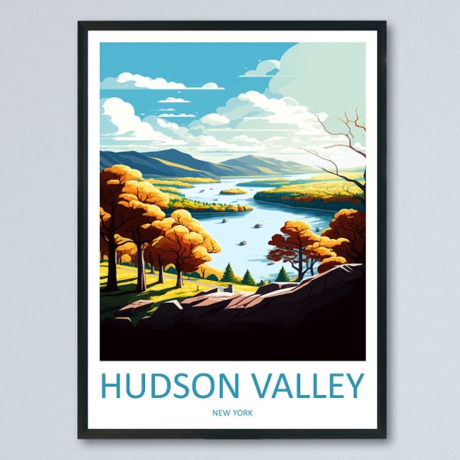 Impression de voyage de la vallée de l'Hudson Art  (Créateur téléchargé)