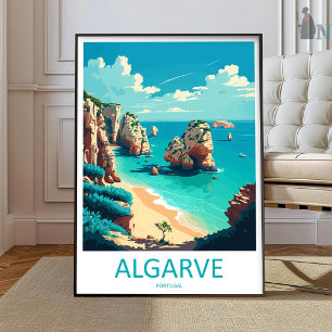 Impression de voyage de l'Algarve, décoration mura