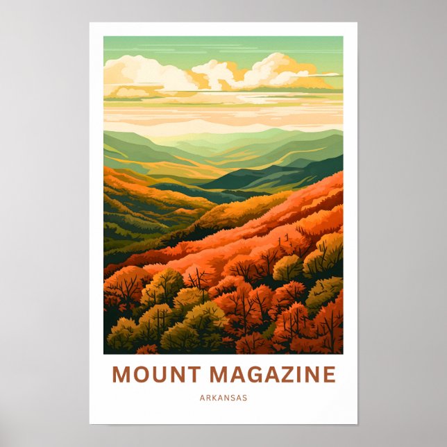 Impression de voyage de Mount Magazine Arkansas (Devant)