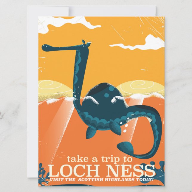 Impression de voyage du monstre du Loch ness (Devant)