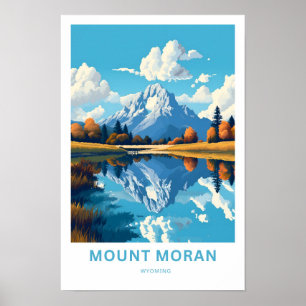 Impression de voyage du mont Moran