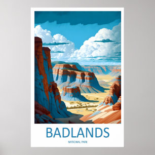 Impression de voyage du parc national de Badlands