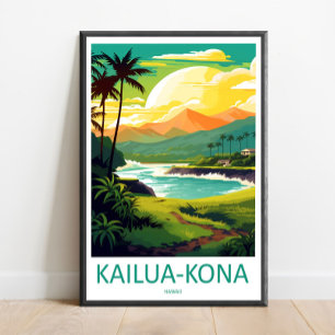Impression de voyage Kailua-Kona sur toile Kailua-
