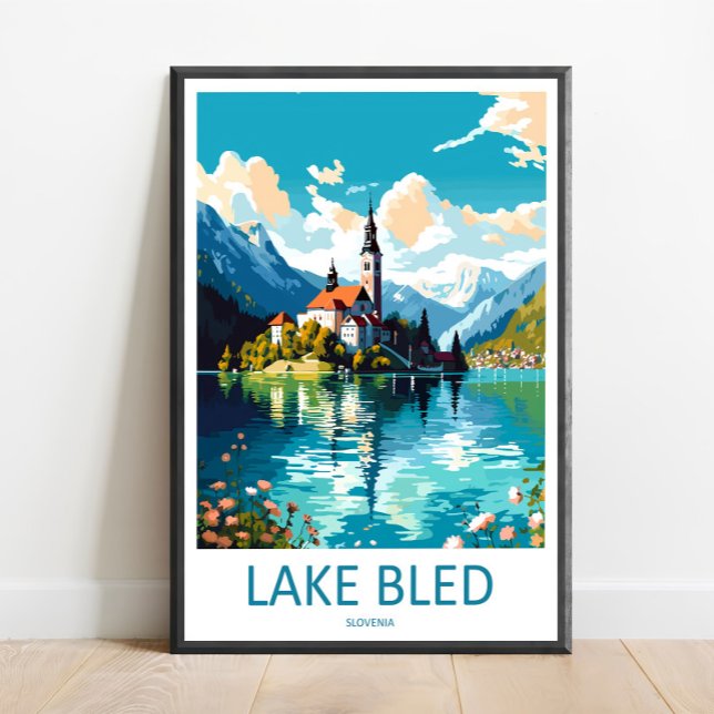 Impression de voyage Lac Bled Décoration intérieur (Créateur téléchargé)