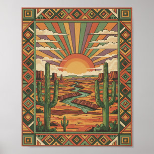 Impression de voyage vintage Grand Canyon Arizona,