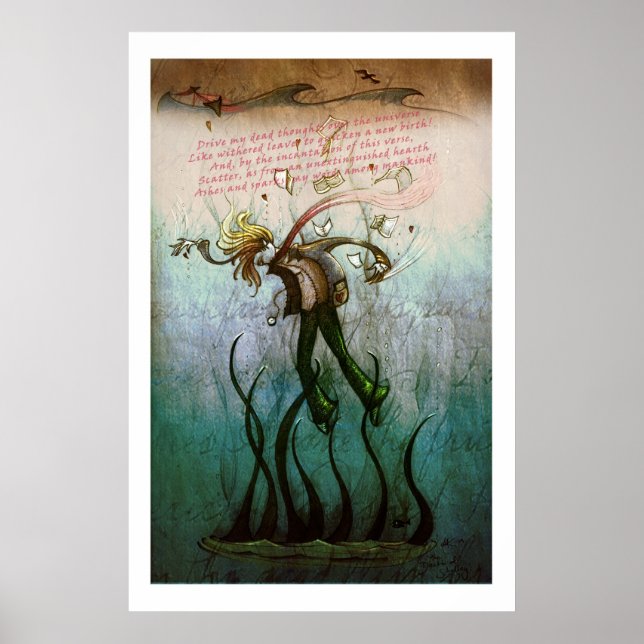 Impression 'Death of Shelley' (Devant)