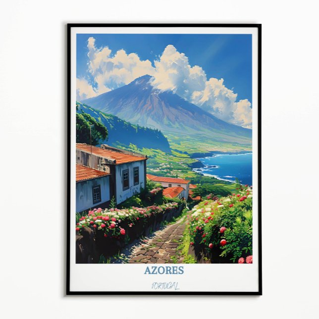 Impression des Açores - Affiche des Açores - Impre (Créateur téléchargé)